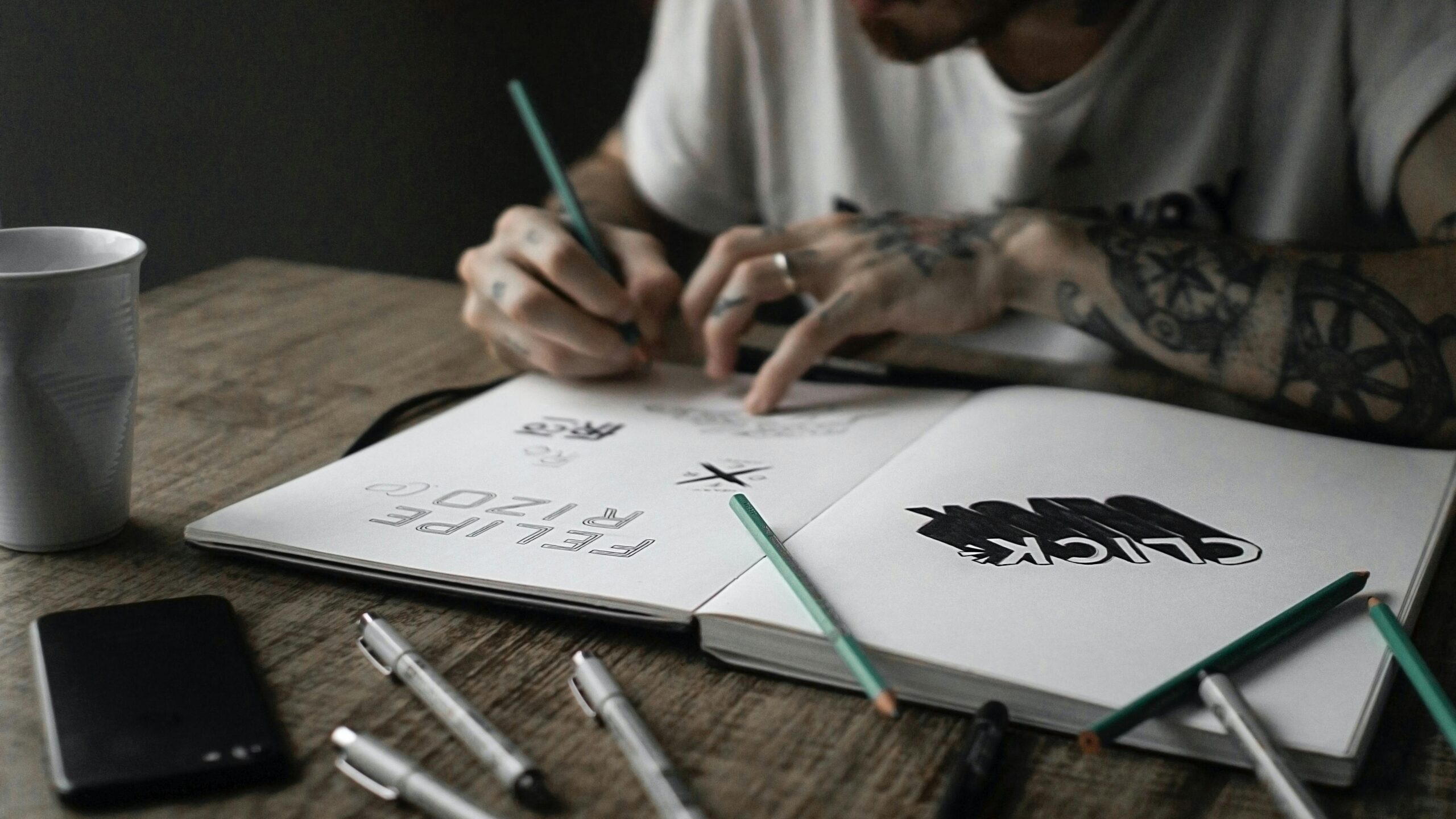 pen and pencil art